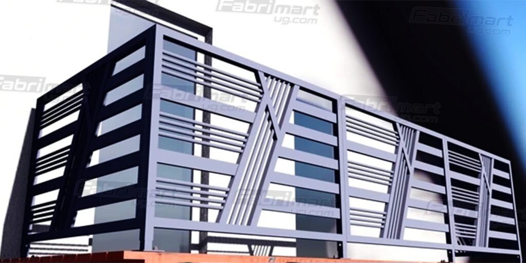 Modern Factory Outside With Rails Modern Rails Design FMD002 – Fabrimart