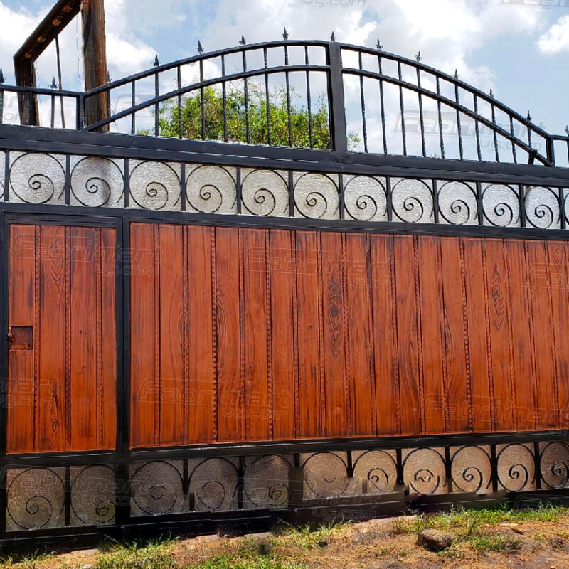 Wooden finish Gates made in Uganda